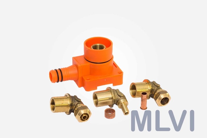 Käyttövesi- ja lämpöjohtoputket Hanakulmarasia 15mm puristusliitin