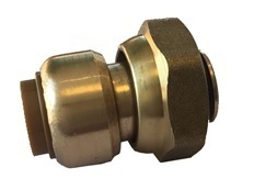 Käyttövesi- ja lämpöjohtoputket Euroconus-adapteri 3/4" x 16mm Punametalli