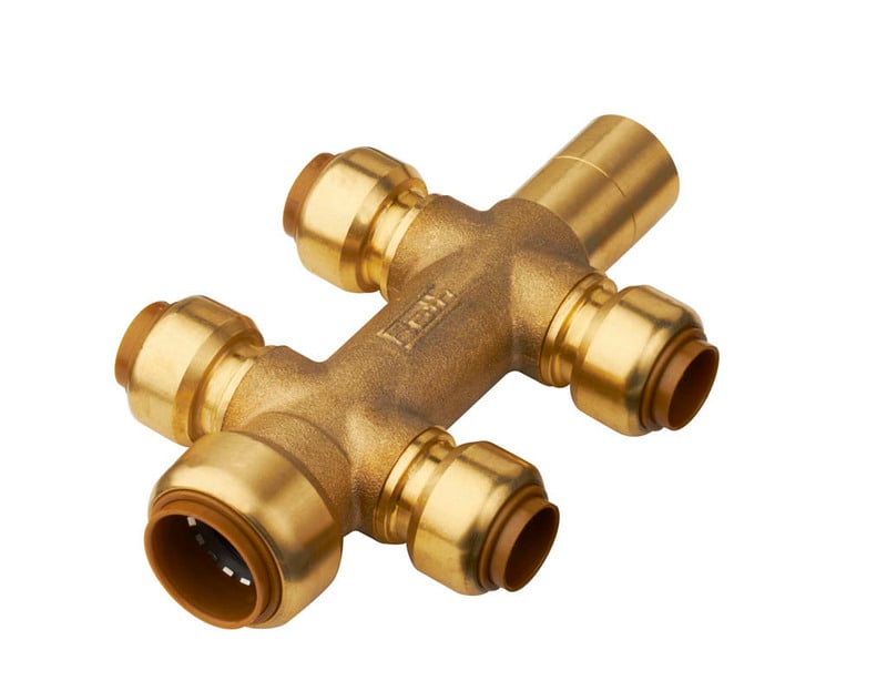 Käyttövesi- ja lämpöjohtoputket Jakotukki Roth TT 2+2x15mm MS 22mm