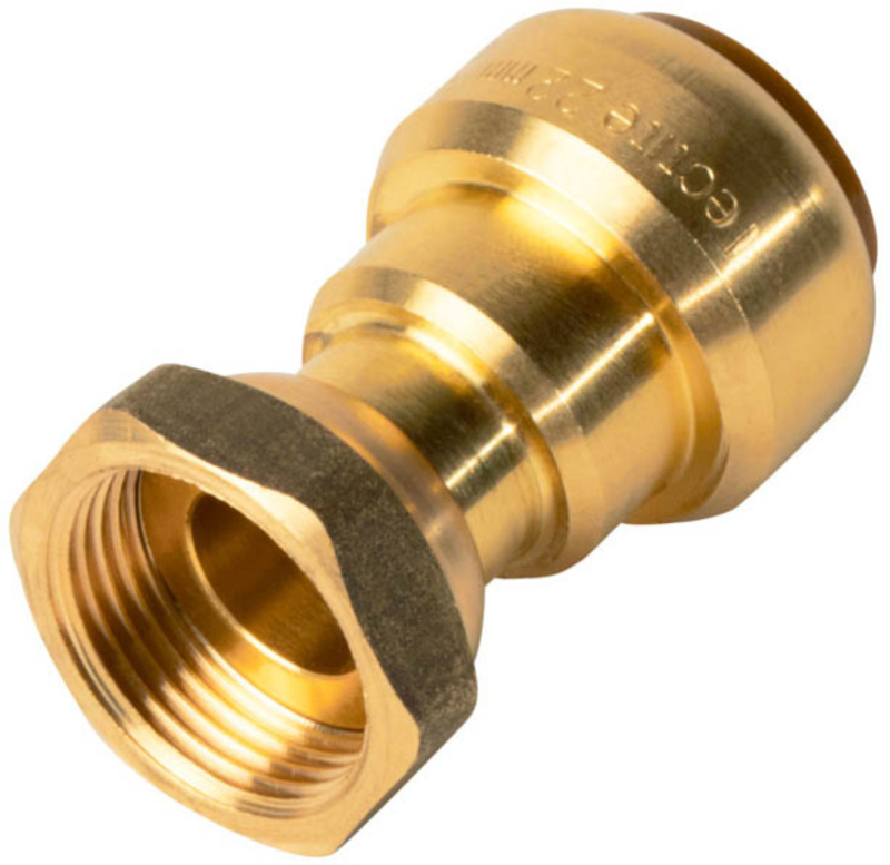Käyttövesi- ja lämpöjohtoputket Vesimittariliitin Roth MULTIPEX TT 22x3/4" suora
