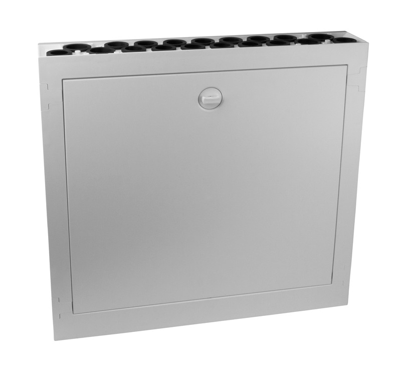 Käyttövesi- ja lämpöjohtoputket Jakotukkikaappi Roth MULTIPEX 550x550x96mm uppo