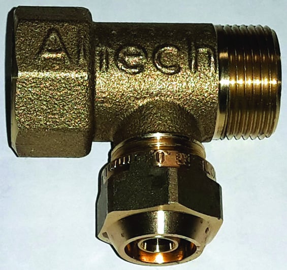 1 - Käyttövesi- ja lämpöjohtoputket Jakotukki Altech 1-os MS 3/4"x15mm