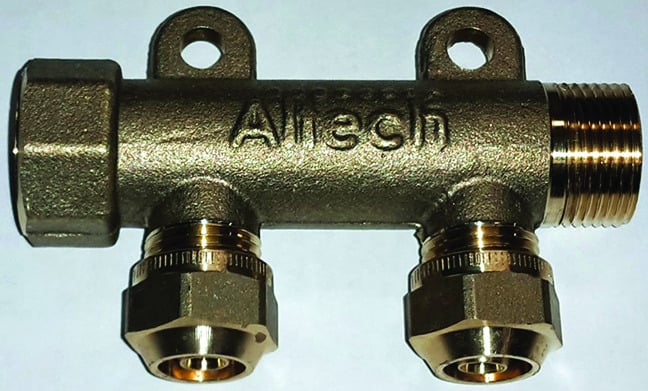 Käyttövesi- ja lämpöjohtoputket Jakotukki ALTECH MS 3/4" 2x15mm