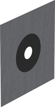 Käyttövesi- ja lämpöjohtoputket Vesieristelaippa Uponor Smart Aqua Plus M7 148x148mm
