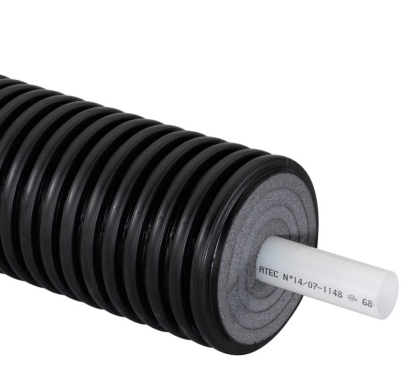 1 - Käyttövesi- ja lämpöjohtoputket Ecoflex Aqua Single 25x3,5/140 PN10 200m