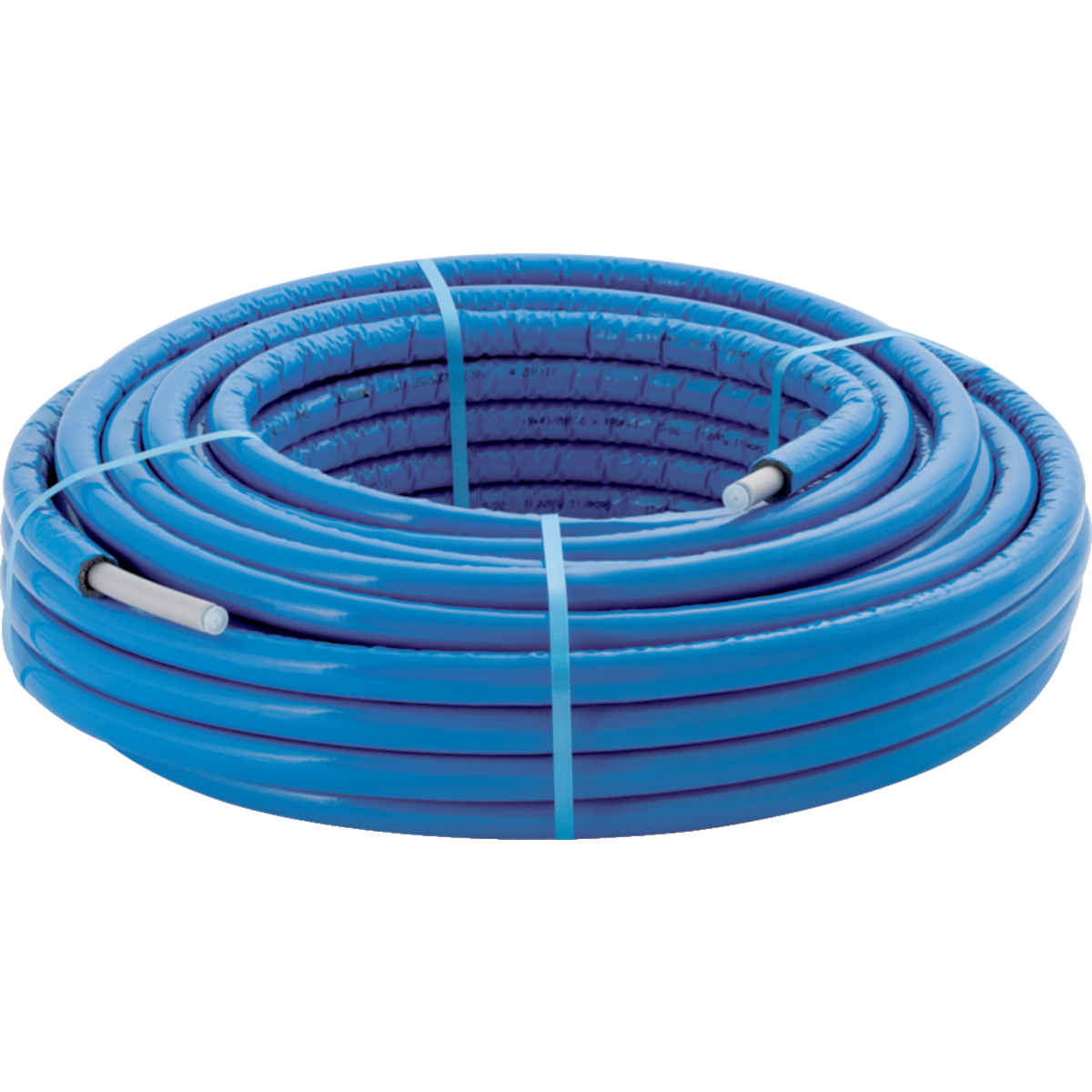 Komposiittiputket ja -osat Komposiittiputki FlowFit eristetty 25x2.5mm/26mm sininen 15m