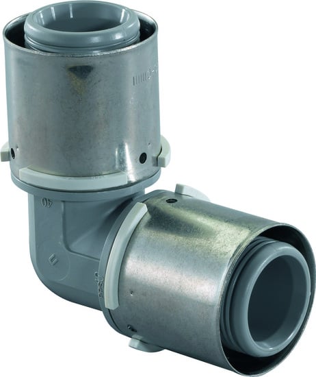 Komposiittiputket ja -osat Puristuskulma Uponor S-Press 90° PPSU 63mm