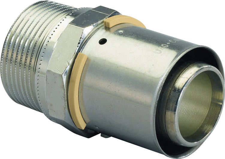 Komposiittiputket ja -osat Puristusliitin Uponor S-Press 63-R2" UK MS