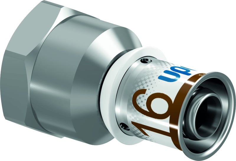 Komposiittiputket ja -osat Puristusliitin Uponor S-Press PLUS 16-1/2"SK MS