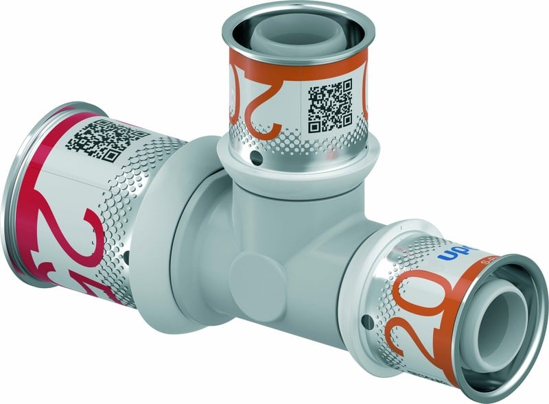 Komposiittiputket ja -osat Puristus-T S-Press PLUS PPSU 25-20-20