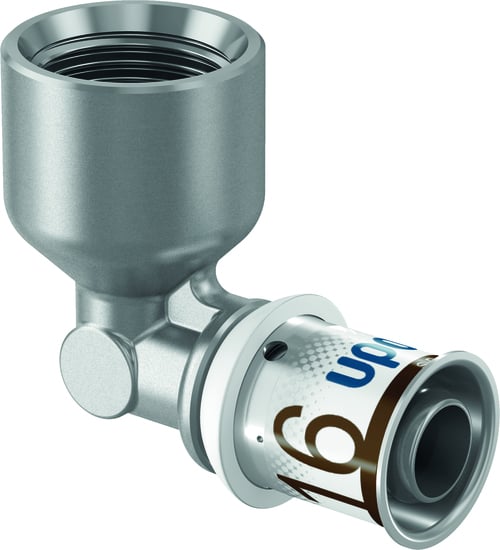 Komposiittiputket ja -osat Puristuskulma Uponor S-Press PLUS 16-RP1/2"SK MS