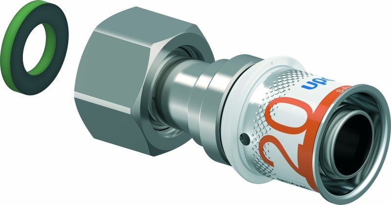 Komposiittiputket ja -osat Puristusliitin S-Press PLUS 20-G1/2" SK MS