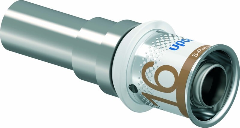 Komposiittiputket ja -osat Puristusliitin Uponor S-Press PLUS 16-12CU MS