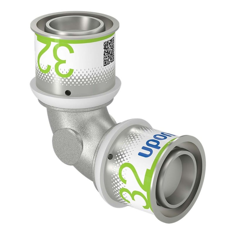 Komposiittiputket ja -osat Puristuskäyrä S-Press PLUS 90° MS 32mm