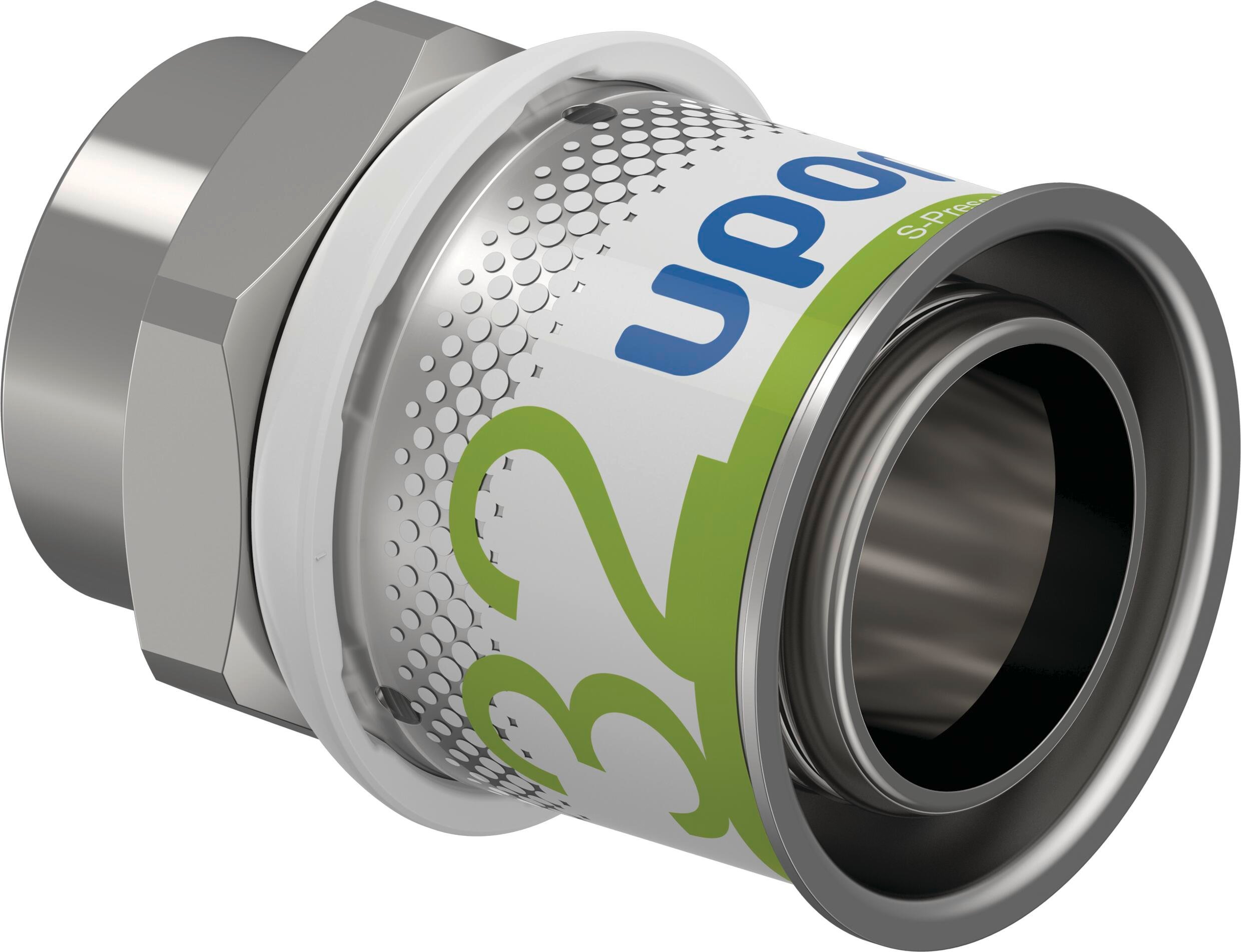 1 - Komposiittiputket ja -osat Uponor S-Press PLUS puristusliitin 32-1/2"SK MS