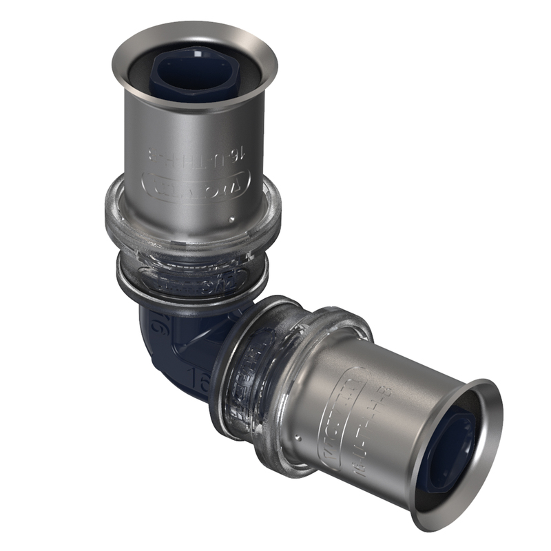 Komposiittiputket ja -osat Puristuskulma Wavin Tigris K5 25mm 90° PPSU