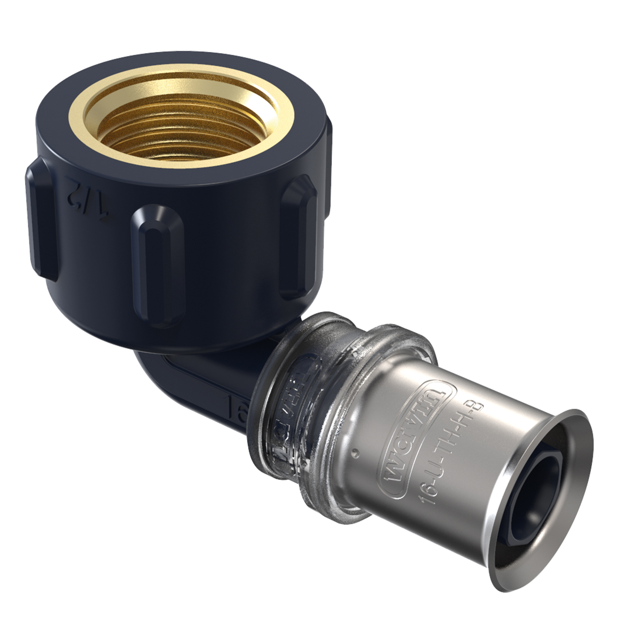 Komposiittiputket ja -osat Puristuskulma Wavin Tigris K5 25x3/4"sk 90° PPSU