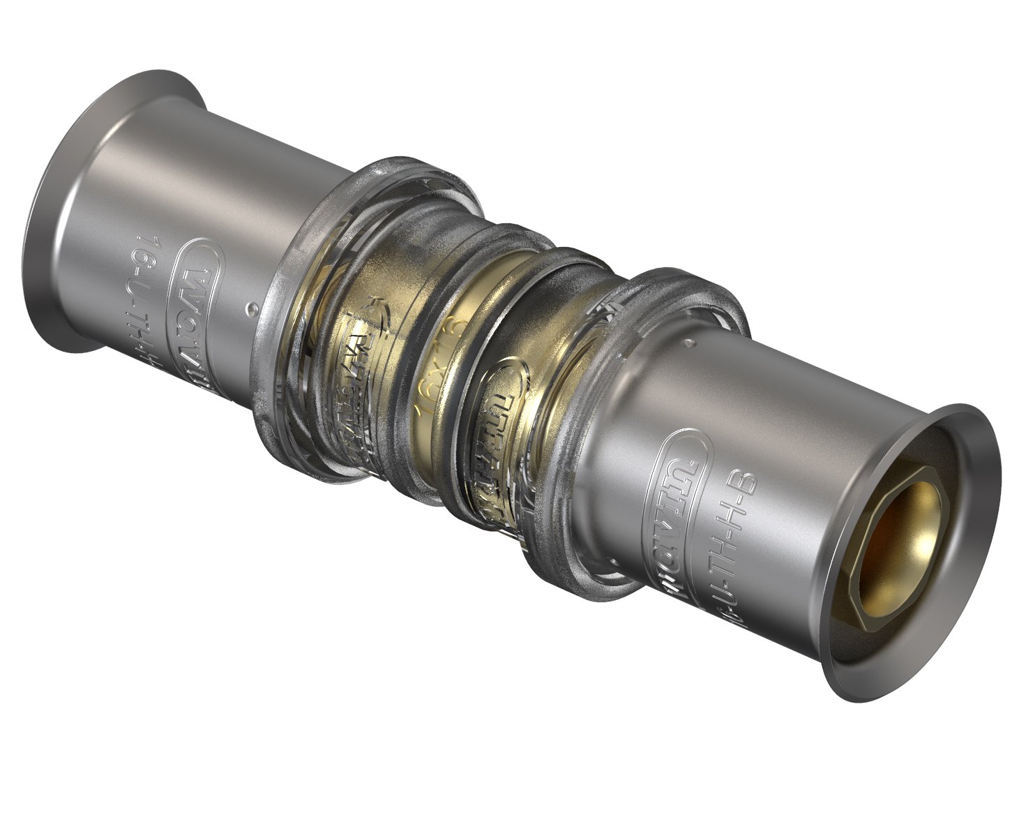 Komposiittiputket ja -osat Puristusjatkoliitin Wavin Tigris M5 20x2.25mm MS