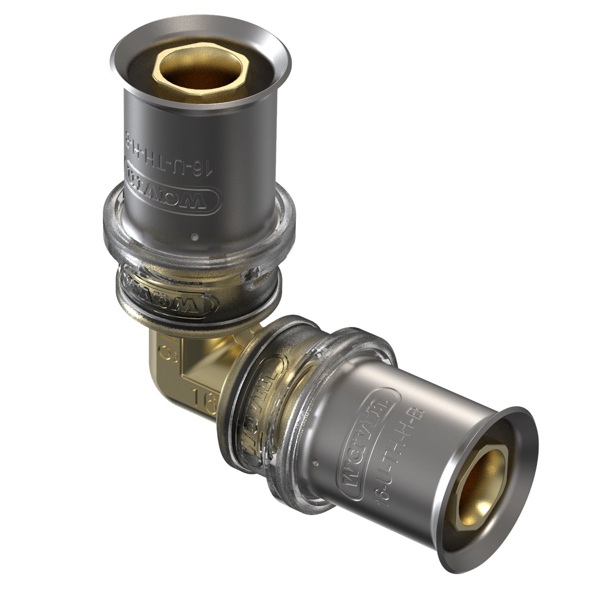Komposiittiputket ja -osat Puristuskulma Wavin Tigris M5 40mm 90° MS
