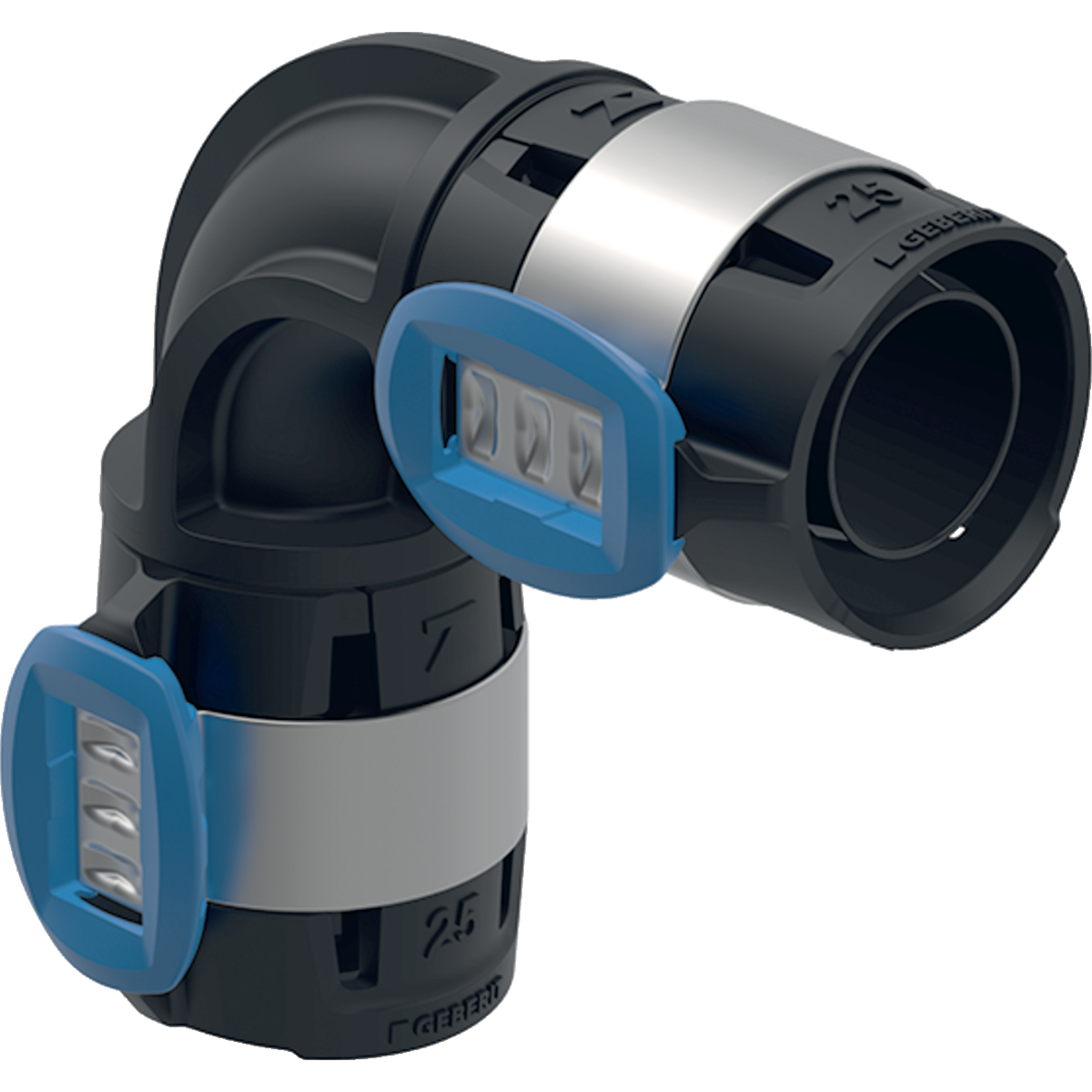 Komposiittiputket ja -osat Puristuskulma FlowFit 90° PPSU 25mm