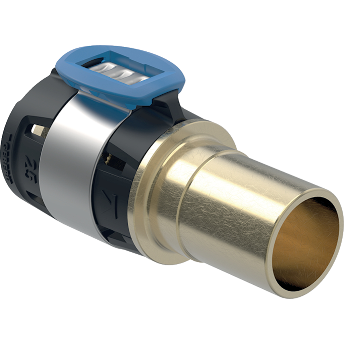 Komposiittiputket ja -osat Puristusmuunnos Geberit FlowFit 16-15mm pronssi