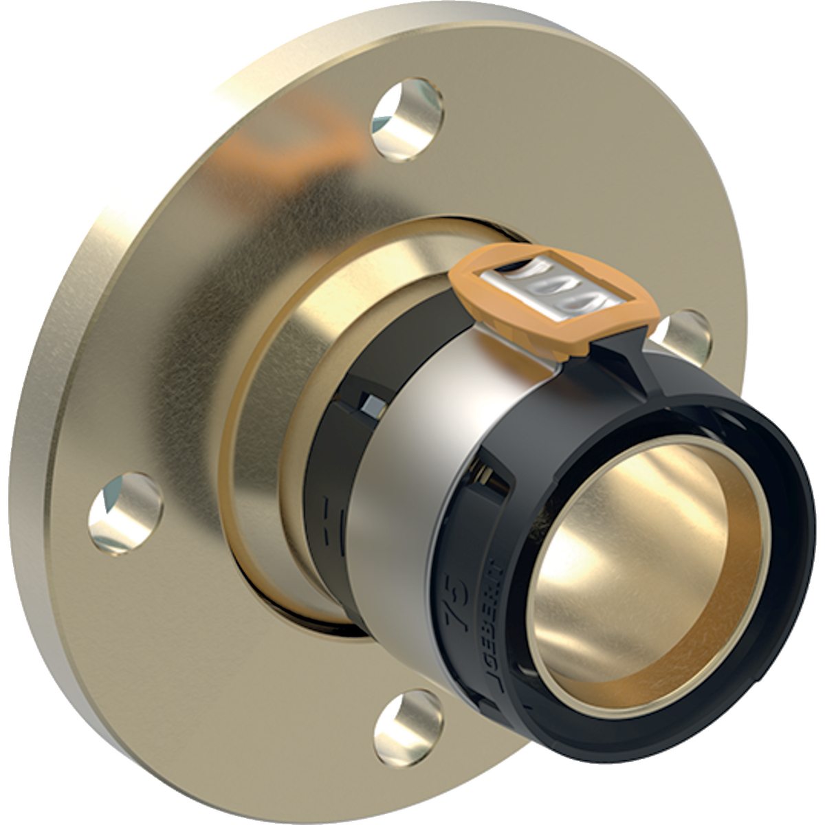 Komposiittiputket ja -osat Puristuslaippa Geberit FlowFit 75mm DN65 PN10/16 MS