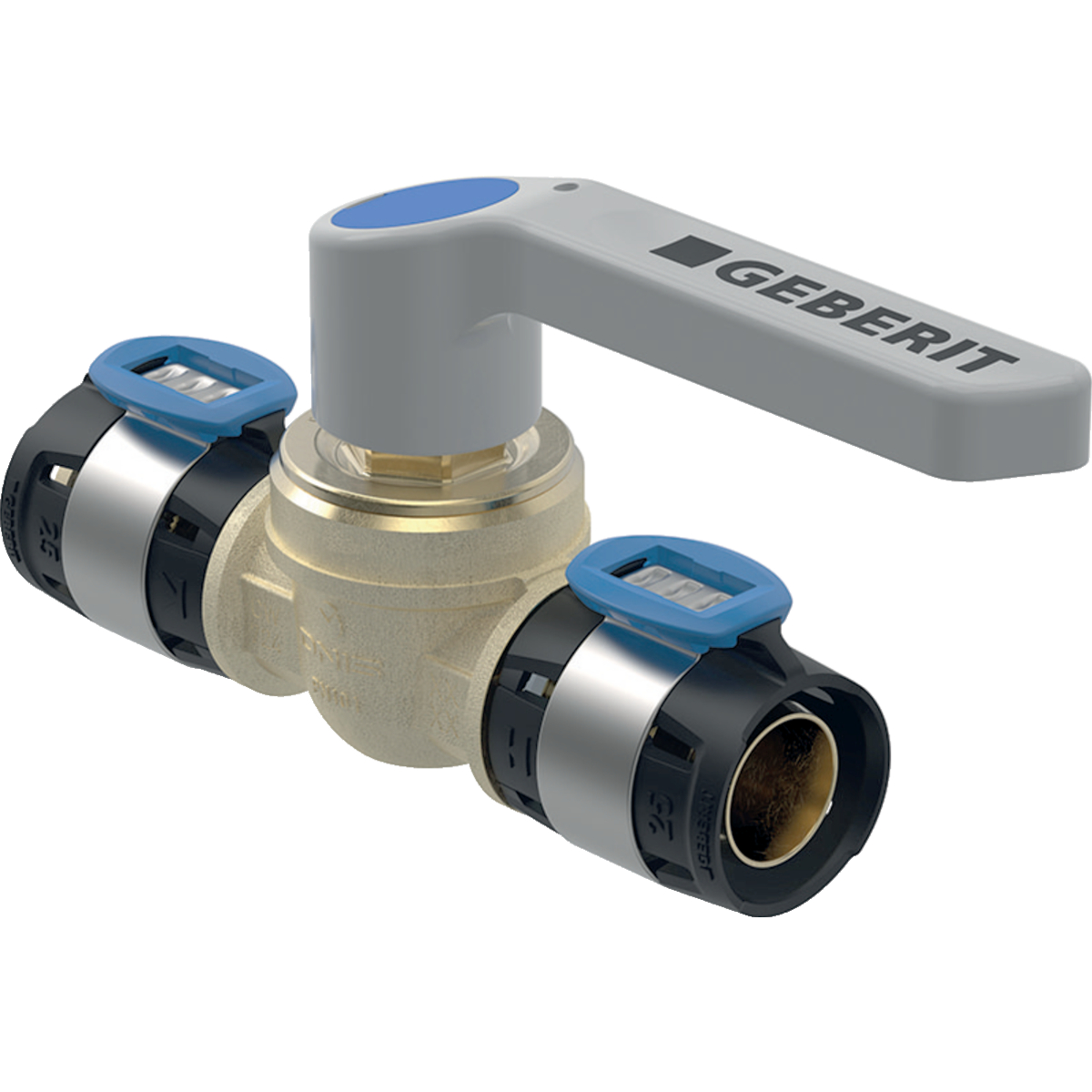 Komposiittiputket ja -osat Palloventtiili Geberit FlowFit 40mm MS