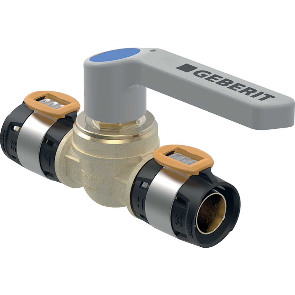 Komposiittiputket ja -osat Palloventtiili Geberit FlowFit MS 50mm