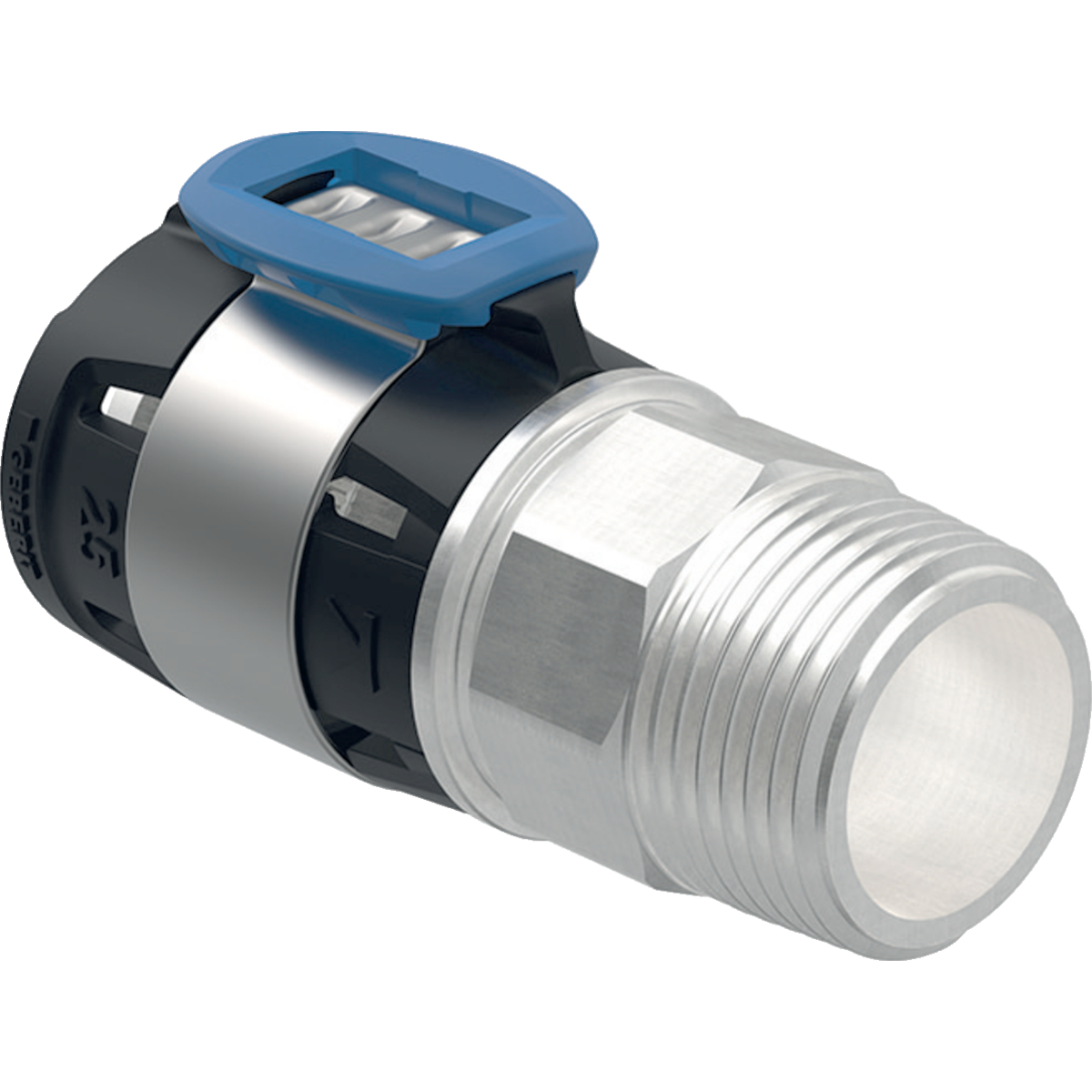 1 - Komposiittiputket ja -osat Puristusliitinmuhvi FlowFit d20-R3/4 UK MS
