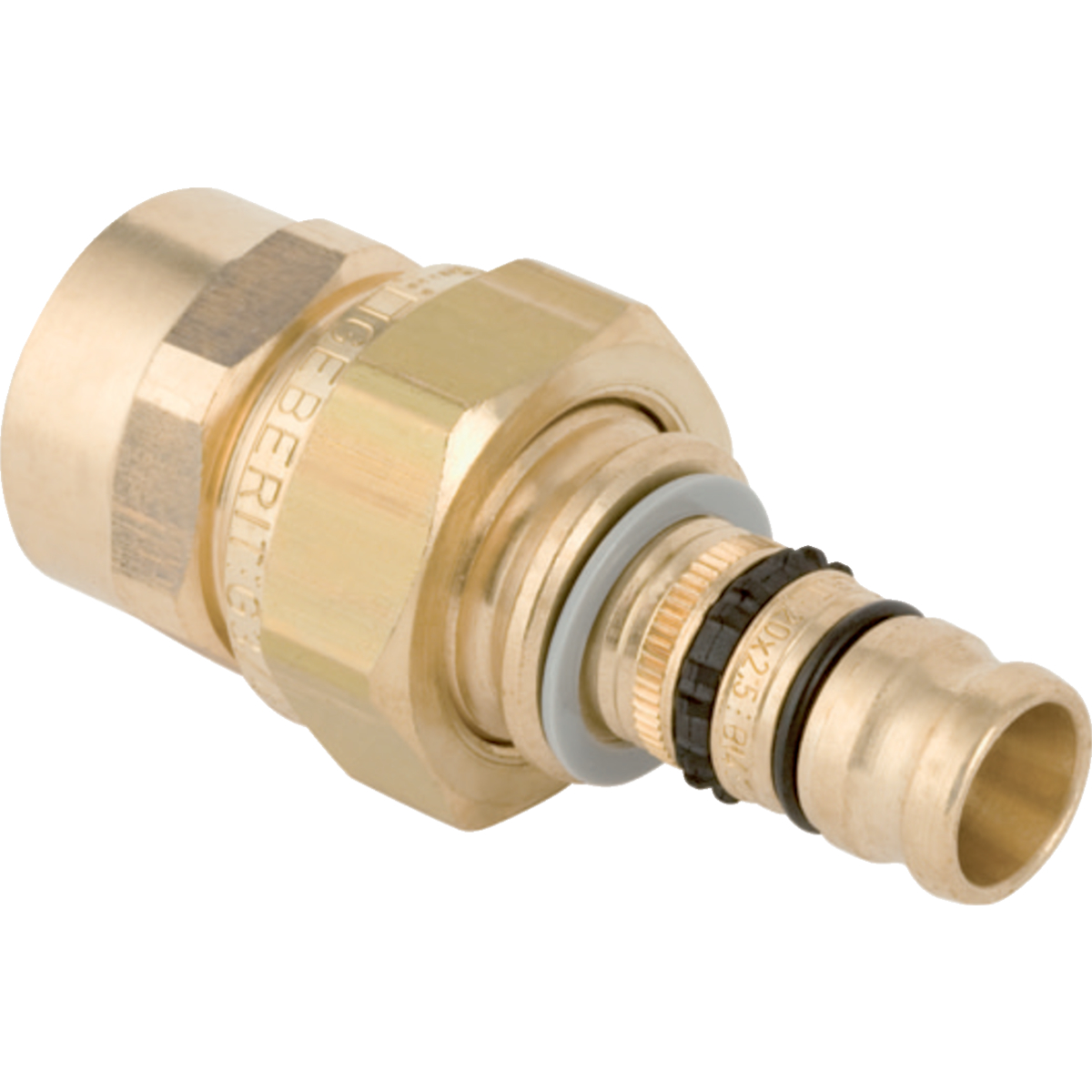 1 - Komposiittiputket ja -osat Puristusyhdistäjä Mepla 50mm-Rp 2" sk MS