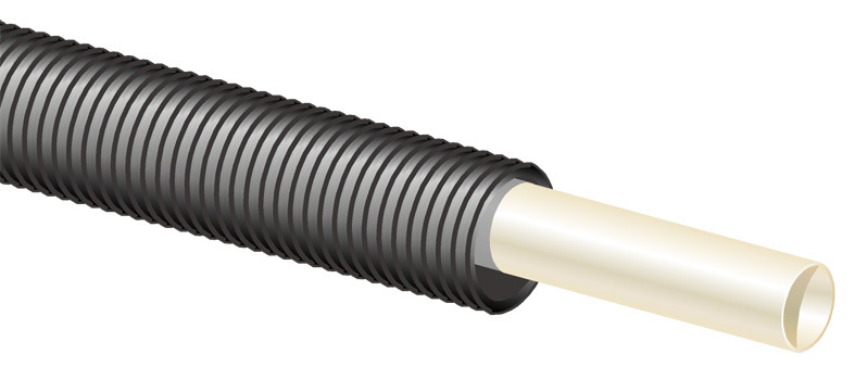 Lattialämmitysputket ja -tarvikkeet PEX-putki suojaputkessa WehoFloor 25x2.3/34mm PN6 50m