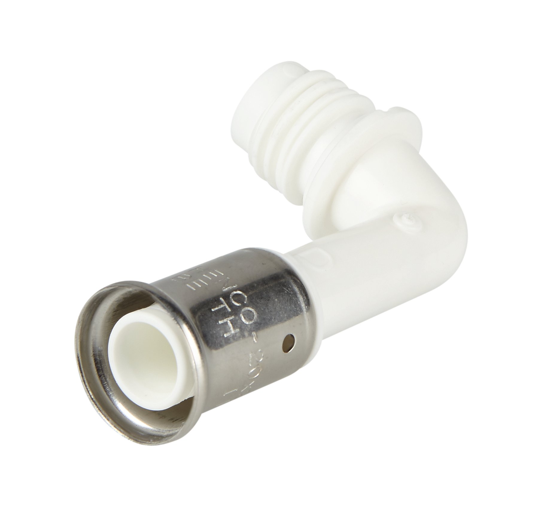 Lattialämmitysputket ja -tarvikkeet Puristus jakotukkiliitin kulma 20mm 90° PVDF