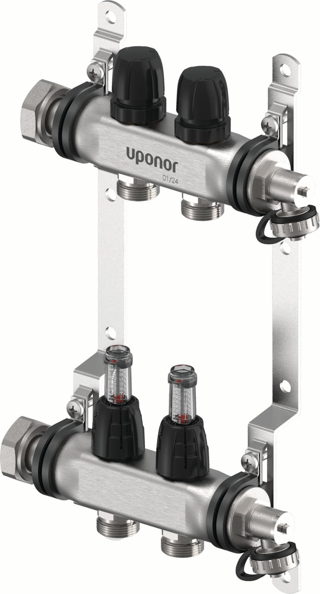 Lattialämmitysputket ja -tarvikkeet Jakotukki Vario S FM RST 2-os G1-G3/4 210mm