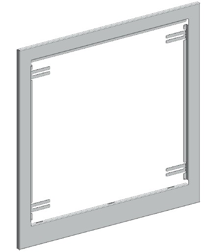 1 - Lattialämmitysputket ja -tarvikkeet Jakotukkikaapin kehys RauHeat PRO G2 700 756x750mm