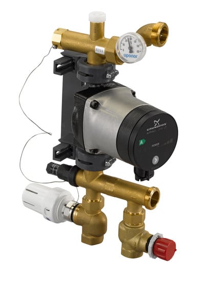 Lattialämmitysputket ja -tarvikkeet Sekoitusryhmä Uponor Fluvia T Push 23A 310x185x90mm