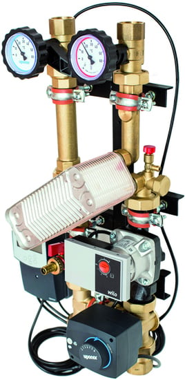 Lattialämmitysputket ja -tarvikkeet Pumppuryhmä Uponor Fluvia Move Plus EPG-6-A-W 6kW