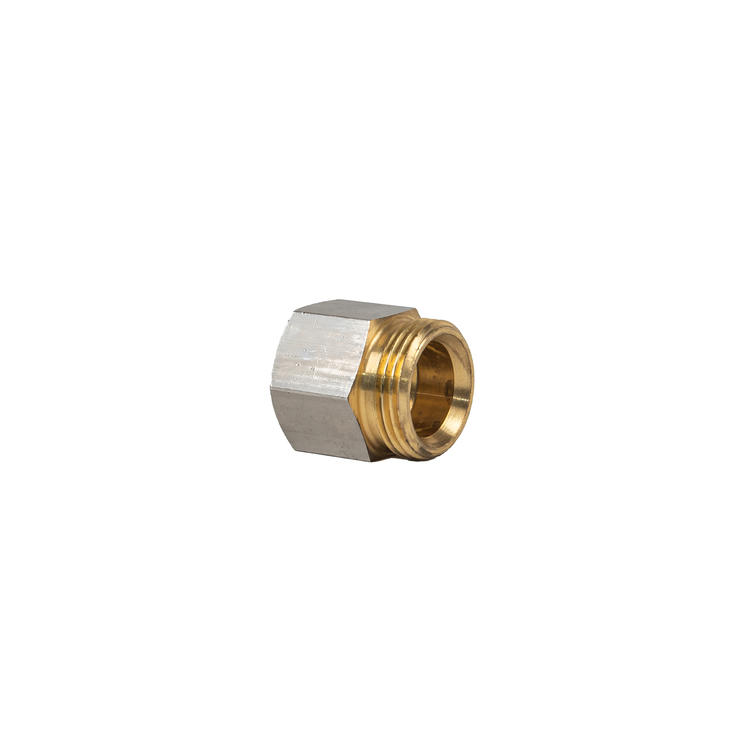 Lattialämmitysputket ja -tarvikkeet Jatkoliitinnippa RauHeat FLOW 3/4"UK x 1/2"SK MS 30mm
