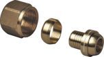 Lattialämmitysputket ja -tarvikkeet Puserrusliitin FPL-X 12x1.7-G3/4" SK MS