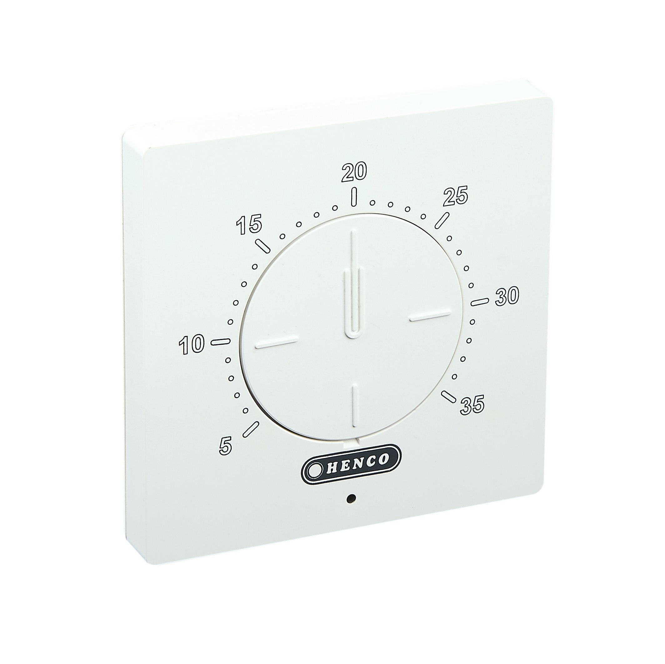Lattialämmitysputket ja -tarvikkeet Huonetermostaatti Henco 24V analoginen 80x80x32mm