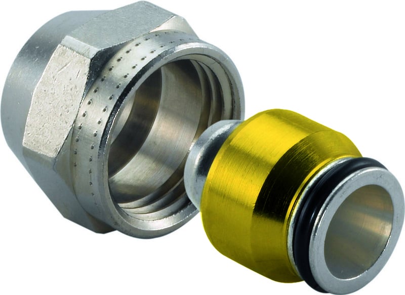 1 - Lattialämmitysputket ja -tarvikkeet Puristusliitin MLC 20-3/4" SK Eurocone MS