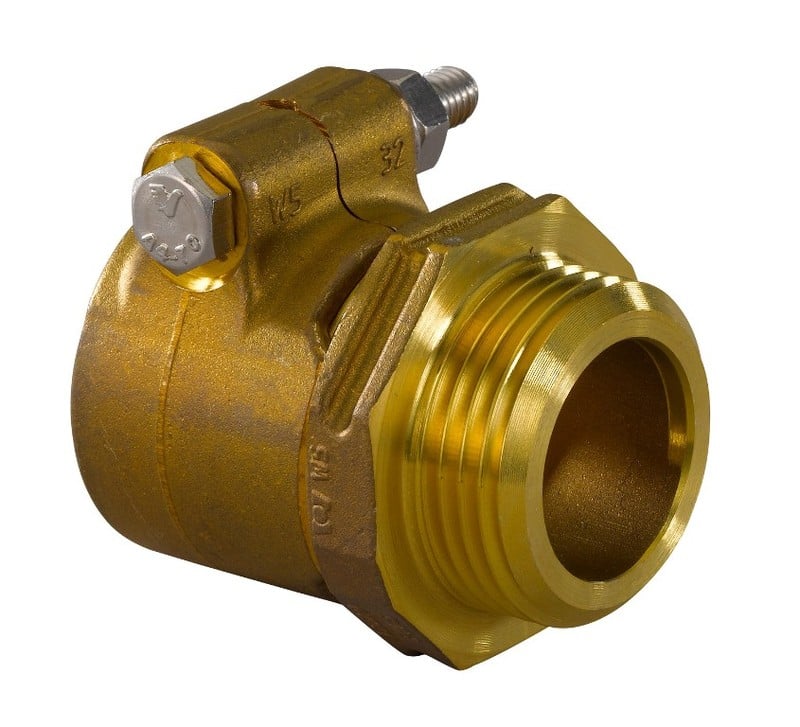 1 - Lattialämmitysputket ja -tarvikkeet Ecoflex ulkokierreliitin 125x11.4-R4" PN6 MS