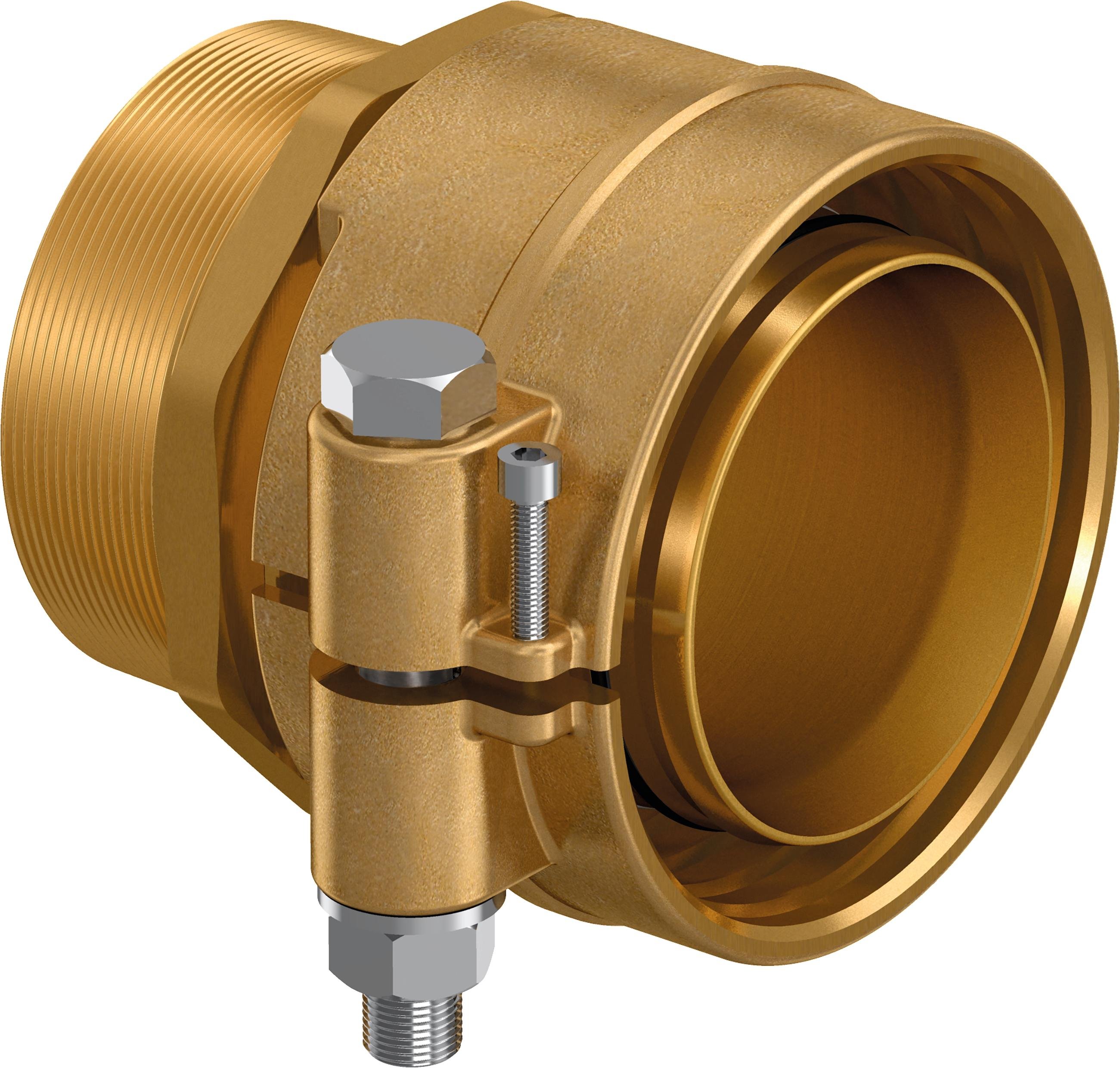 1 - Lattialämmitysputket ja -tarvikkeet Ulkokierreliitin Ecoflex PN6 140x12,7-R4 MS
