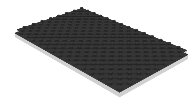 1 - Lattialämmitysputket ja -tarvikkeet Nappulalevy FLOW EPS 30mm 1400x800x30mm