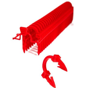 1 - Lattialämmitysputket ja -tarvikkeet Muoviniitti Tacker 3DK 40mm 400kpl