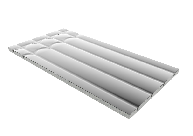 Lattialämmitysputket ja -tarvikkeet Saneerauslevy EPS Alu 1200x600x25mm 16mm K150