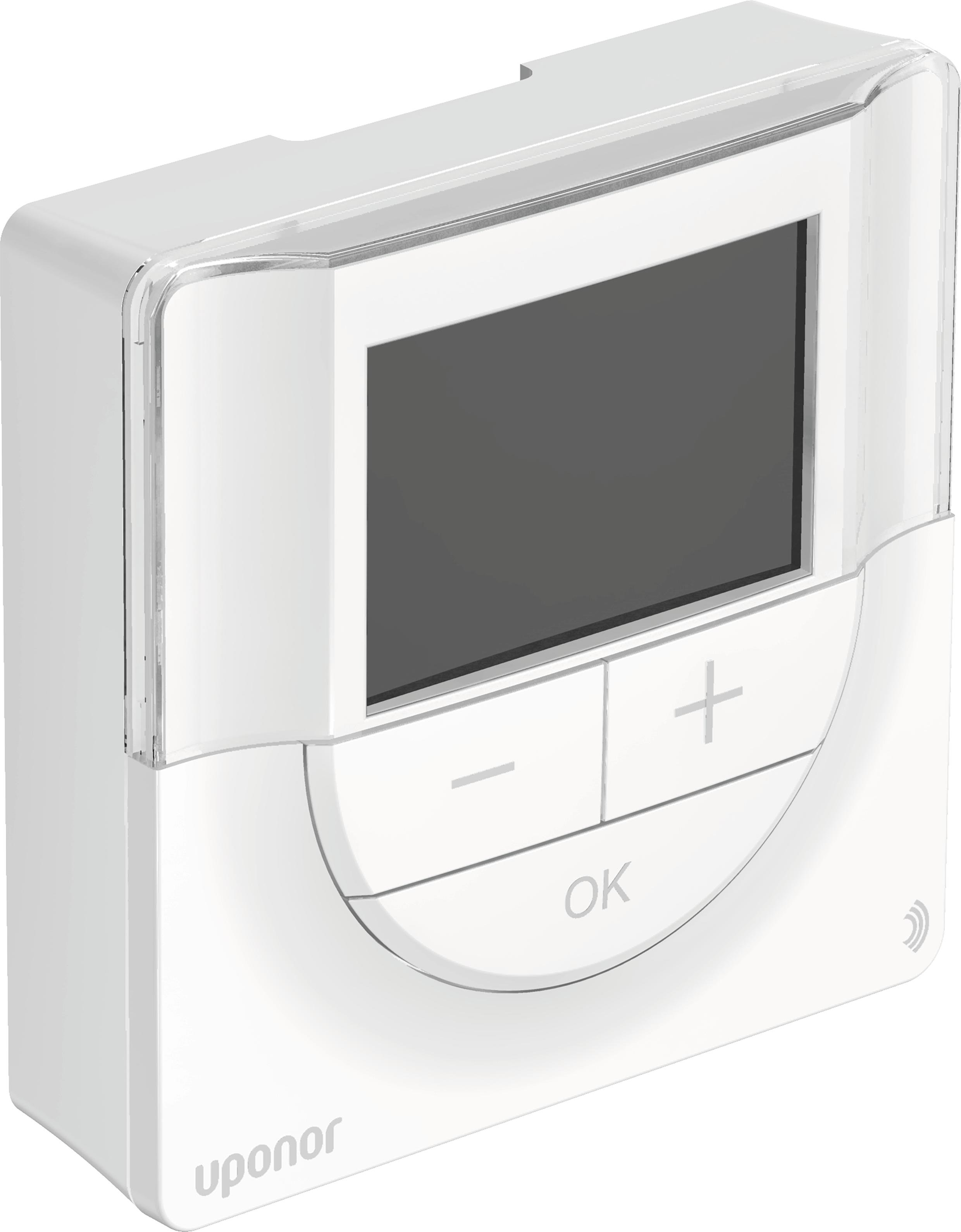 1 - Lattialämmitysputket ja -tarvikkeet Huonetermostaatti Uponor Smatrix Wave T-168 RH 80x80mm