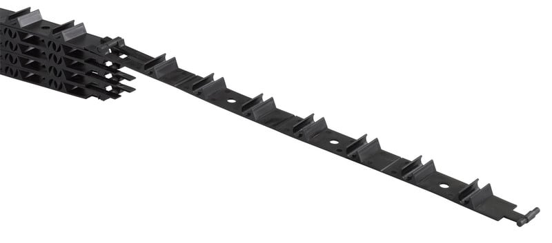 Lattialämmitysputket ja -tarvikkeet Putkipidikelista Uponor Fix 12mm c/c62,5mm 0,5m