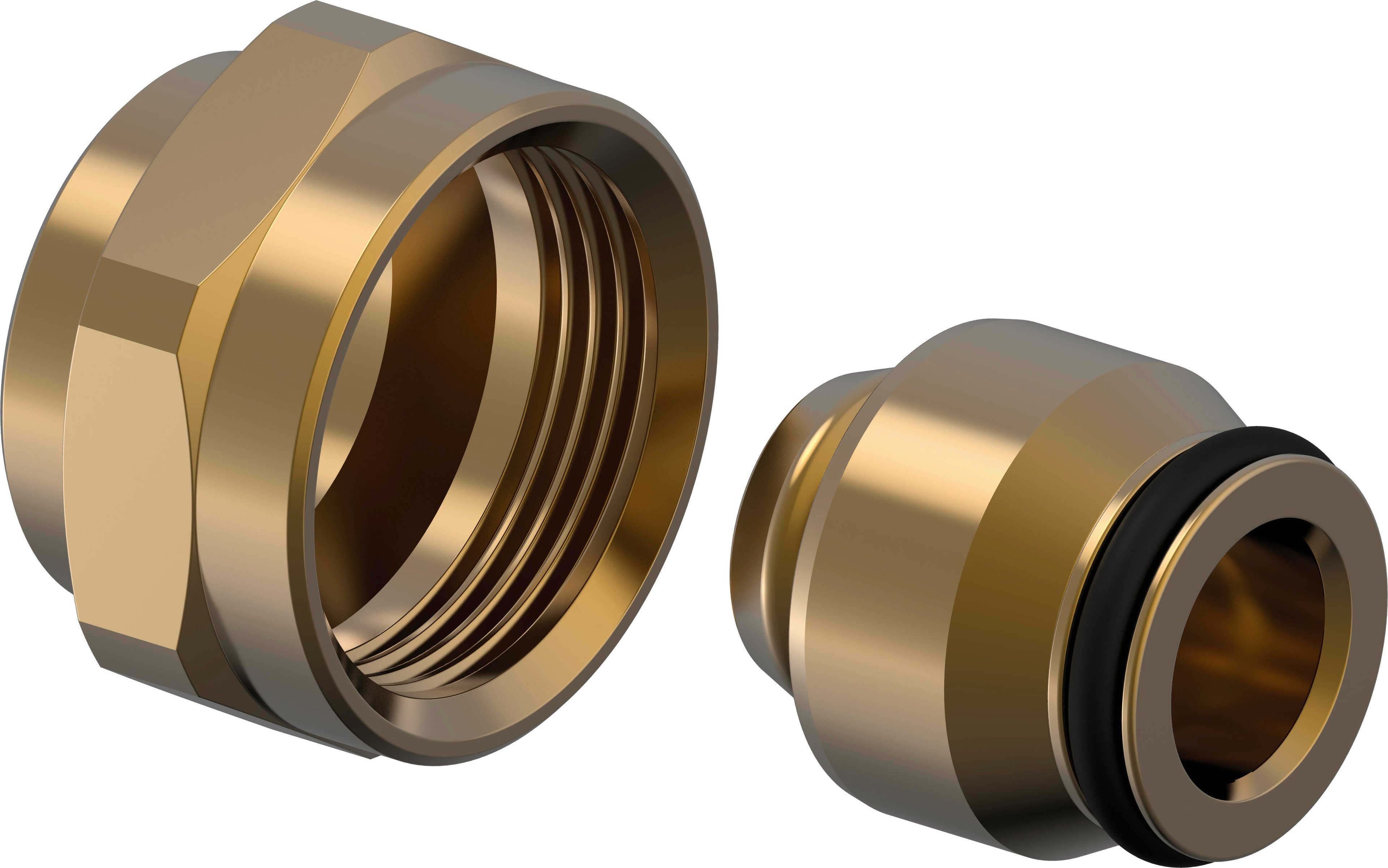 1 - Lattialämmitysputket ja -tarvikkeet PEX-liitin Uponor Vario 25x2.3-G3/4" Eurocone MS