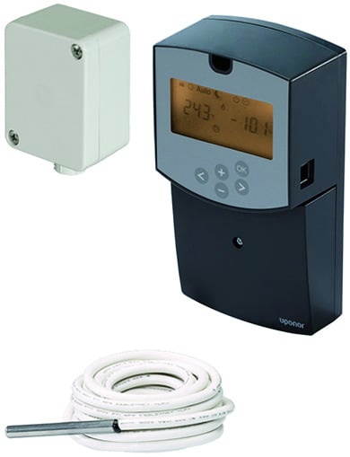 1 - Lattialämmitysputket ja -tarvikkeet Lämmönsäädin Uponor Smatrix Move H X-157 150x86x88mm
