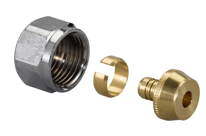 1 - Lattialämmitysputket ja -tarvikkeet Puserrusliitin Uponor FPL-X 15x2.5-G1/2" SK MS